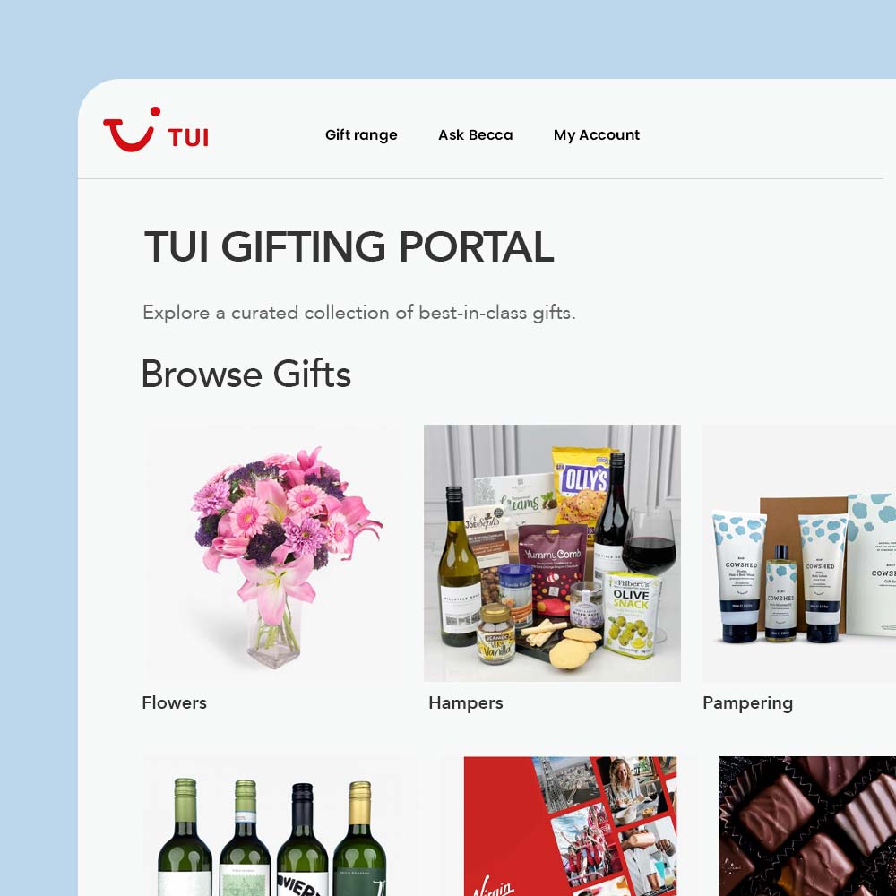 Branded Gifting Microsite